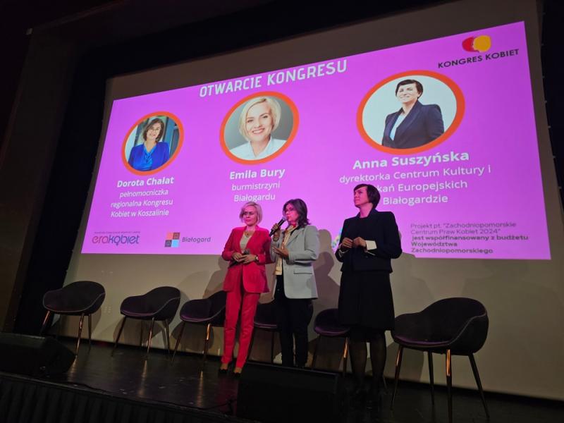 Dzień dla Kobiet oraz Regionalny Kongres Kobiet zorganizowany w Białogardzie